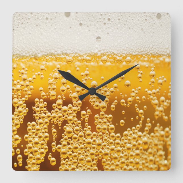 It's Beer:30 Square Wall Clock (Front)