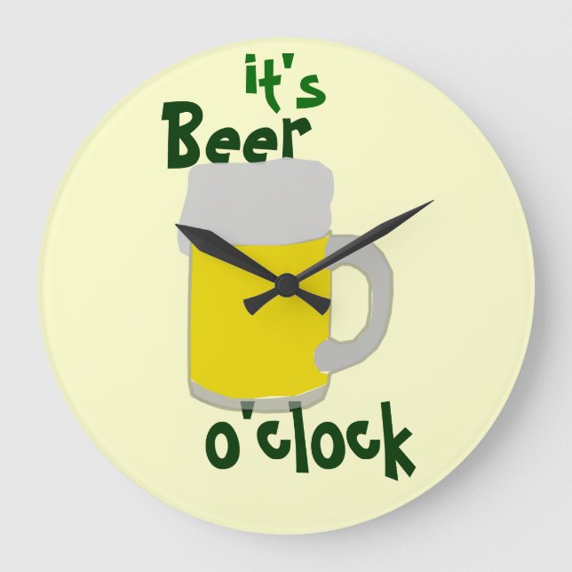 It's Beer O'clock Clock (Front)