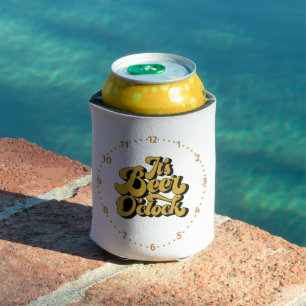 It's Beer O'Clock on a Can Cooler