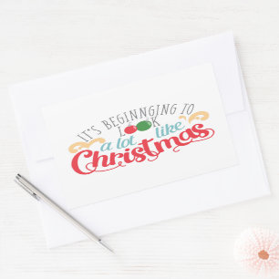 It's begining to look a lot like Christmas Sticker