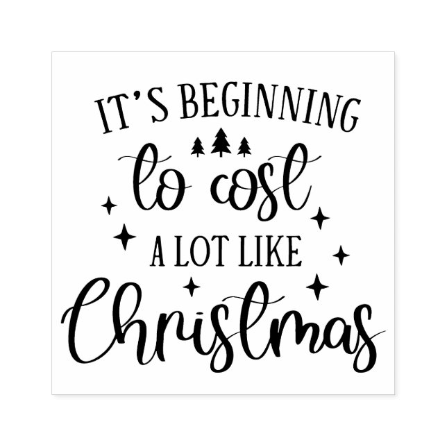It's beginning to cost alot like Christmas Rubber Stamp (Imprint)