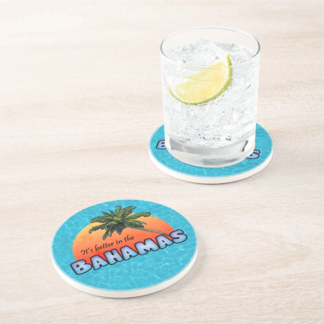 It's better in the Bahamas Coaster (Side)