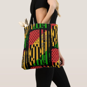 Its Black History Month For Me BHM Quote US Flag Tote Bag