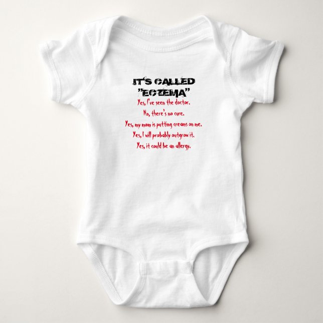 It's Called Eczema Baby Bodysuit (Front)