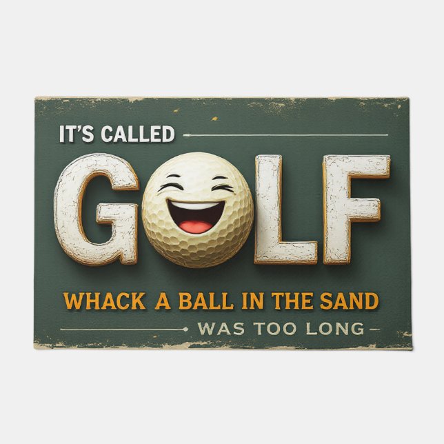 It's Called Golf Funny Doormat Decor (Front)