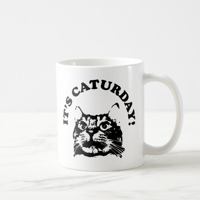It's Caturday Coffee Mug (Right)