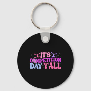 It's Cheer Competition Day Cheerleading Comp Day C Keychain