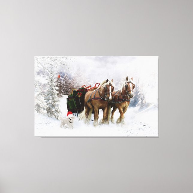 It's Christmas Canvas Print (Front)