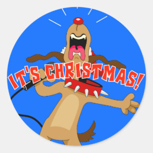 It's Christmas! Classic Round Sticker