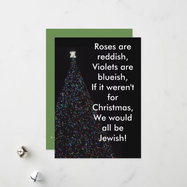 IT'S CHRISTMAS DARN IT! HOLIDAY CARD (Front/Back In Situ)