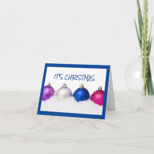 IT'S CHRISTMAS...EAT/DRINK/BE VERY MERRY CARD