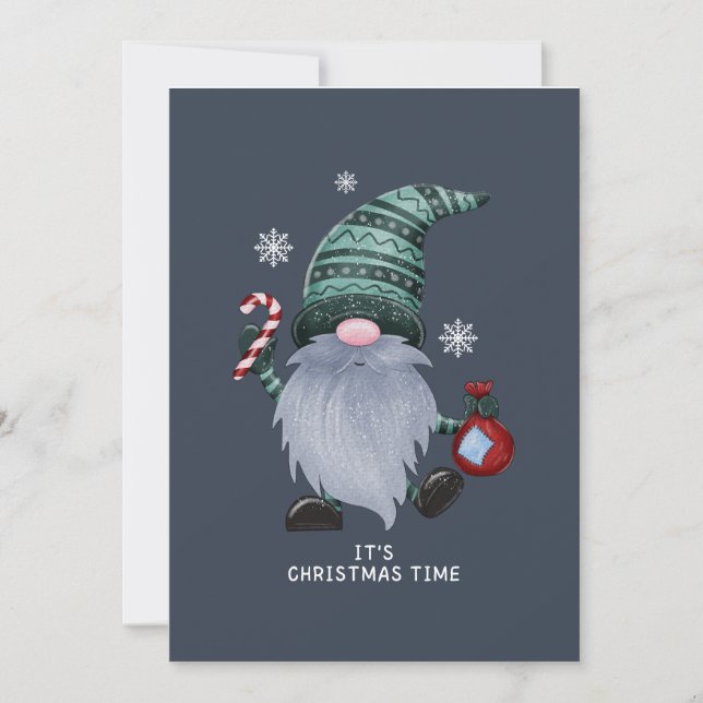 It's Christmas Elf Holiday Card (Front)