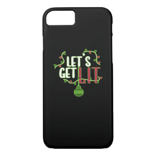 It's Christmas - Let's Get Lit Classic Case-Mate iPhone Case