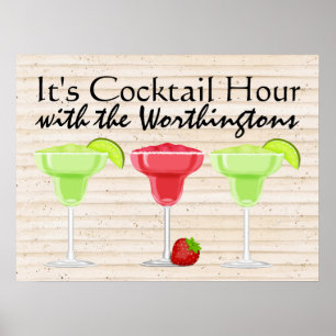 It's Cocktail Hour Poster