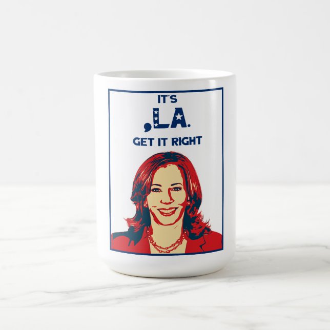 It's Comma-La - Get It Right! Coffee Mug (Center)
