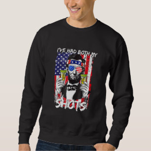 Its Cool Ive Had Both My Shots Us Flag Tequila Vac Sweatshirt