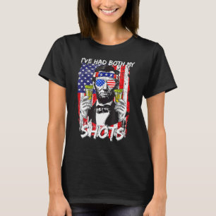 Its Cool Ive Had Both My Shots Us Flag Tequila Vac T-Shirt