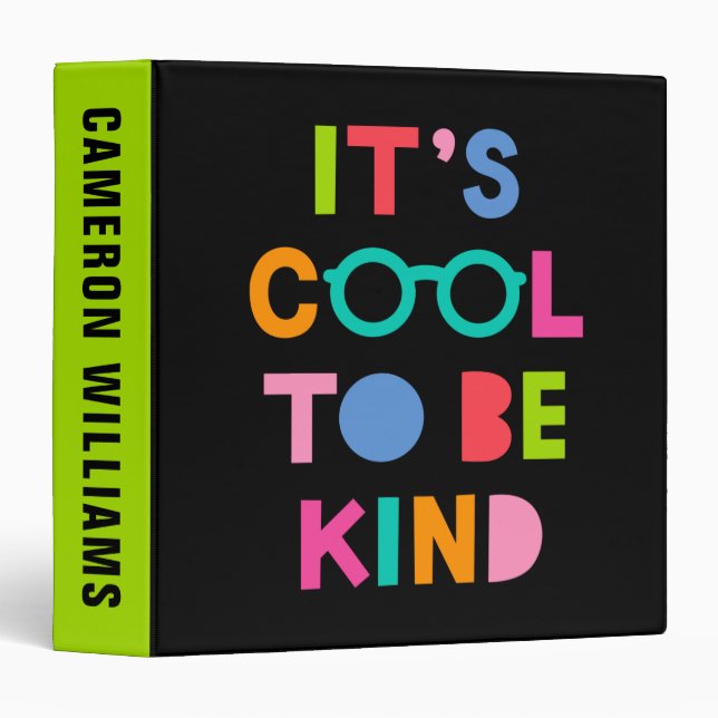 It's Cool To Be Kind Binder (Front/Spine)