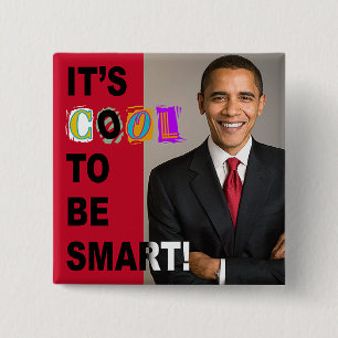 It's Cool To Be Smart! Button