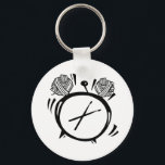 It's Crochet O'Clock Basic Button Keychain<br><div class="desc">Basic It's Crochet O'Clock Logo Keychain</div>