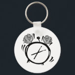 It's Crochet O'Clock Basic Button Keychain<br><div class="desc">Basic It's Crochet O'Clock Logo Keychain</div>