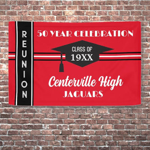 It's Customized! 50TH Class Reunion Banner
