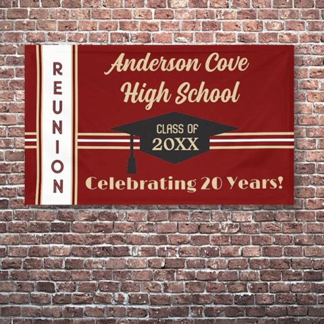 It's Customized! Trendy Class Reunion Banner (Creator Uploaded)