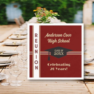 It's Customized! Trendy Class Reunion Napkin