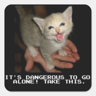 It's Dangerous To Go Alone Stickers