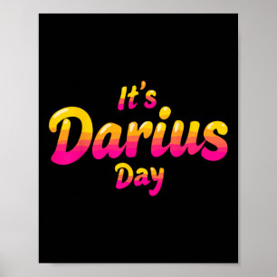 It's Darius Day Funny Meme – Celebrate Love3  Poster