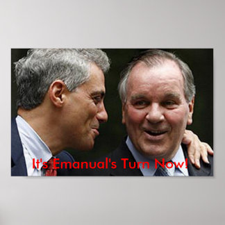 It's Emanual's Turn Now! Poster