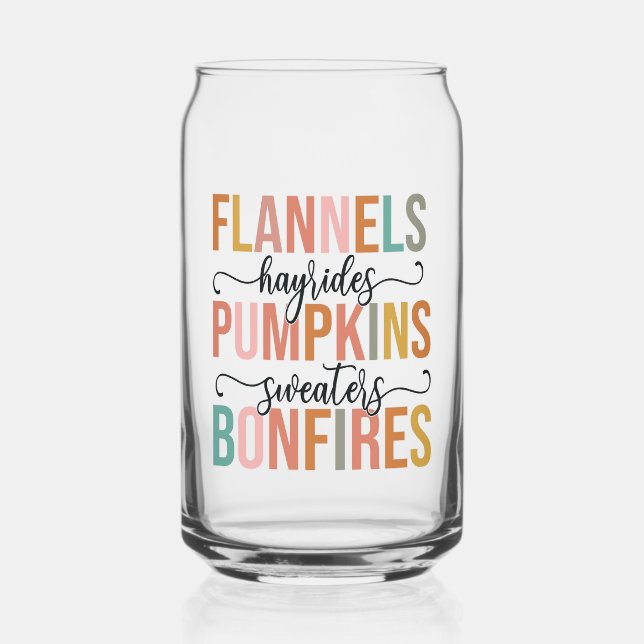 It's Fall Again Can Glass (Front)