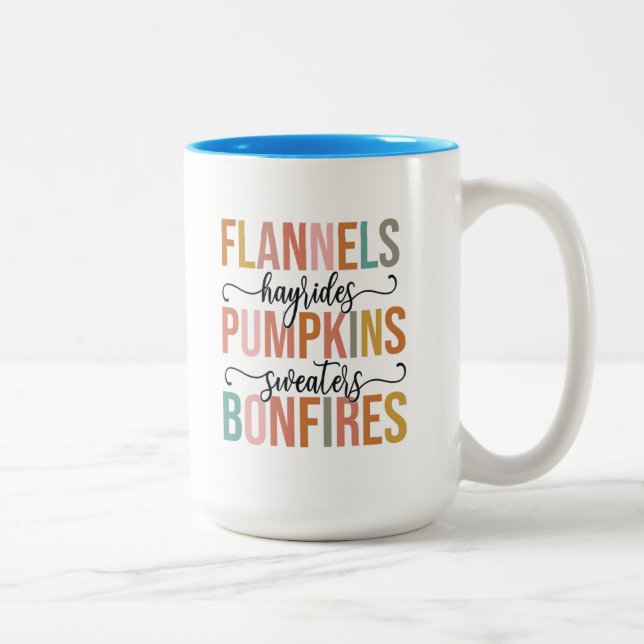It's Fall Again Two-Tone Coffee Mug (Right)