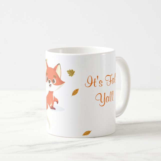 It's Fall Fox Mug (Devant droit)
