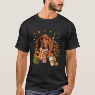 It's Fall Y All Redbone Coonhound Dog Thanksgiving T-Shirt