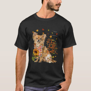 It's Fall Y All Tan Chihuahua Dog Thanksgiving T-Shirt