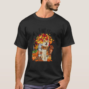 It's Fall Y'all Akita Inu Dog Pumpkin Fall Autumn T-Shirt