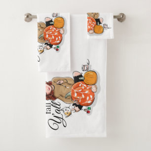 It's Fall Y'all Bath Towel Set