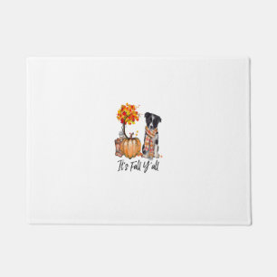 It's Fall Y'all Border Collie Pumpkin Dog Autumn H Doormat