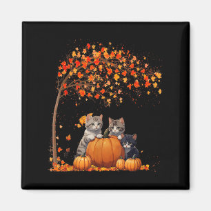 It's Fall Y'all Cat Leaf Fall Tree Hello Autumn Th Magnet