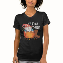 It's Fall Y'all Cute Gnomes Pumpkin Autumn
