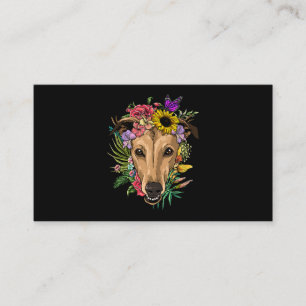 Its Fall Yall Cute Poodle Autumn Tree Fall Leaves Business Card