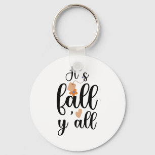 It's fall y'all, Cute Teabag Keychain