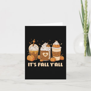 It's Fall Y'all Halloween Retro Fall Halloween Card