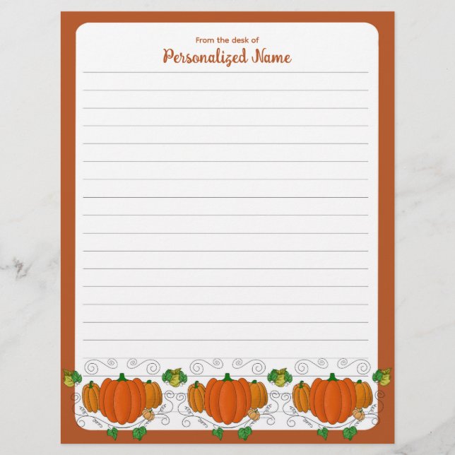 It's Fall Y'all - Line Letterhead (Front)