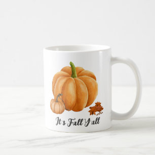 It's Fall Y'all Pumpkin Spice Cozy Autumn Coffee Mug
