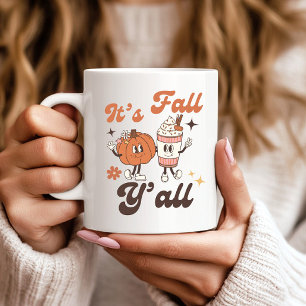 It's Fall Y'all Pumpkin Spice Latte Coffee Mug