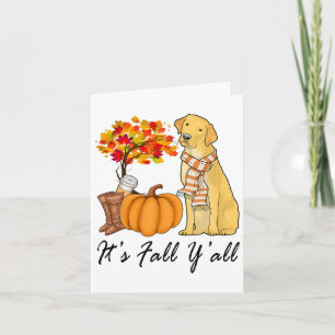 Its Fall Yall Shirt Fall Tees For Women Labrador Y Card