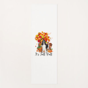 It's Fall Y'all Springer Spaniel Dog Halloween Tha Yoga Mat