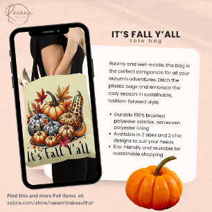 It's Fall Y'all Tote Bag